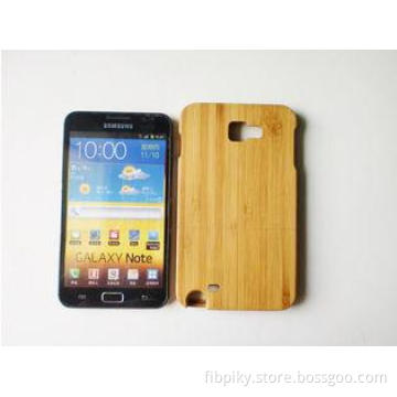 Shockproof / Dustproof Bamboo Mobile Phone Cover For Galaxy